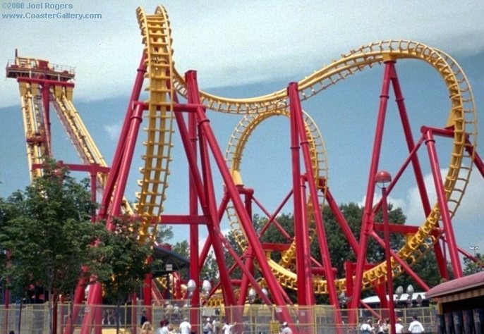 Face Off roller coaster