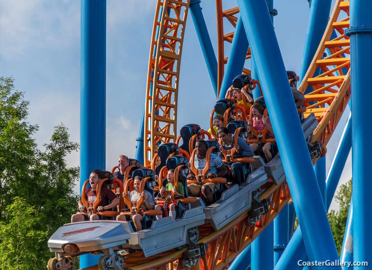 Hersheypark t-shirt on the Fahrenheit coaster