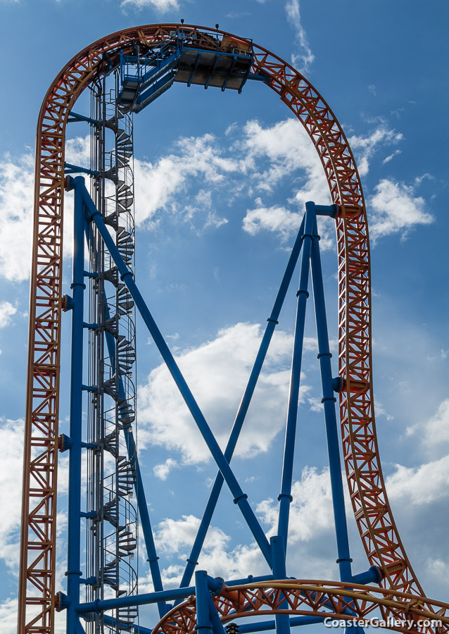 97-degrees drop on a roller coaster