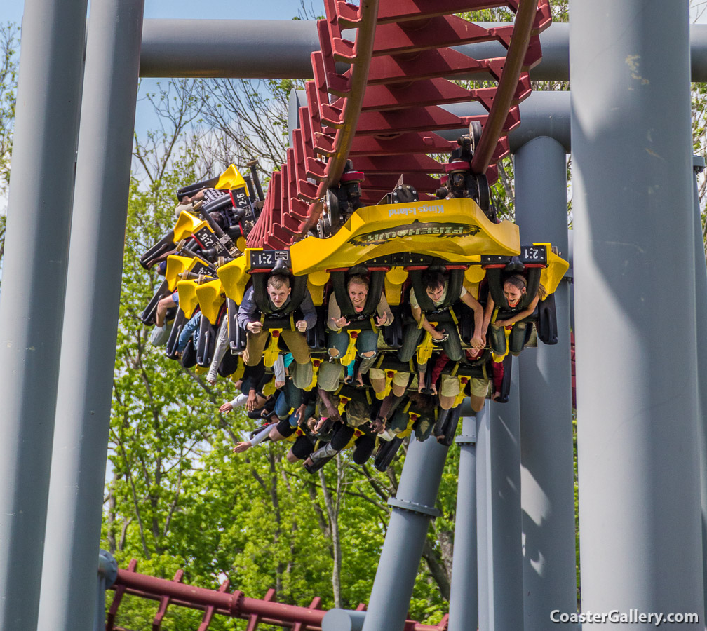 Flying coaster relocations
