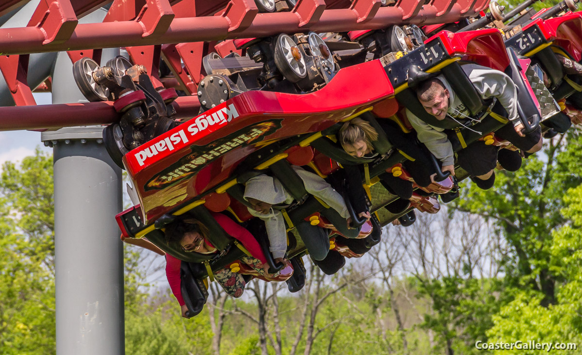 Flying coasters by Vekoma