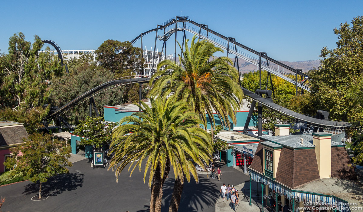The roller coasters of California's Great America