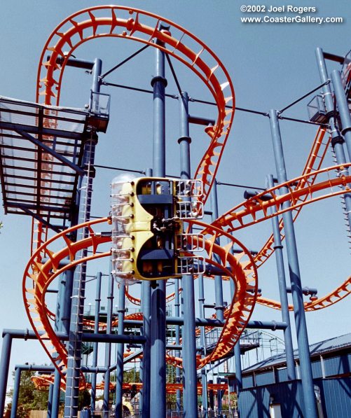 Flying Coaster in Denver, Colorado