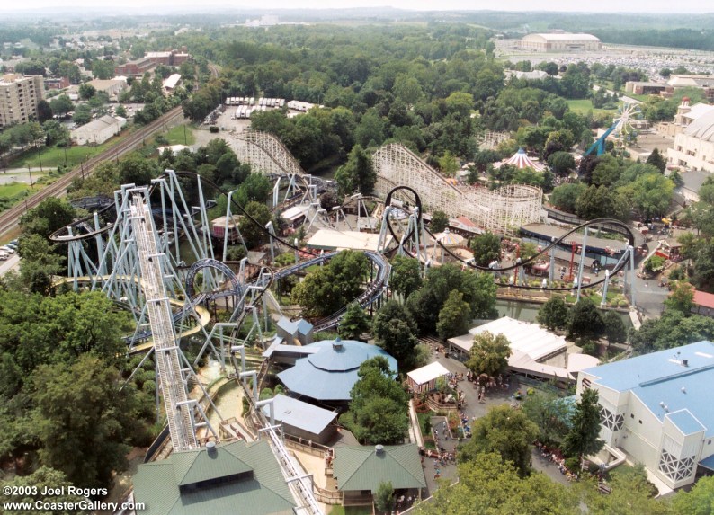 Hershey Park aerial view