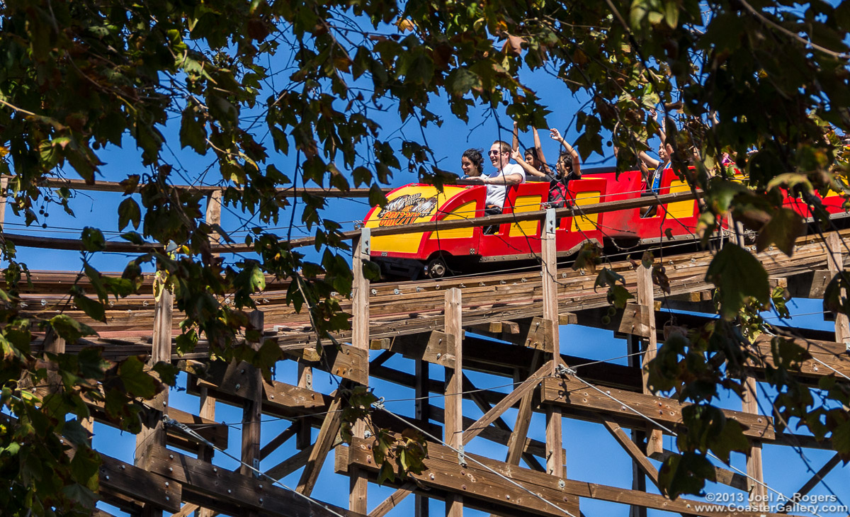 Roller coaster pictures by Joel A. Rogers