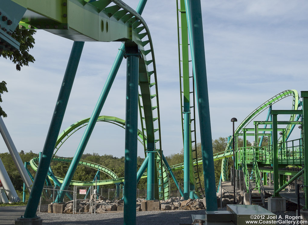 Roller coaster mechanics and construction