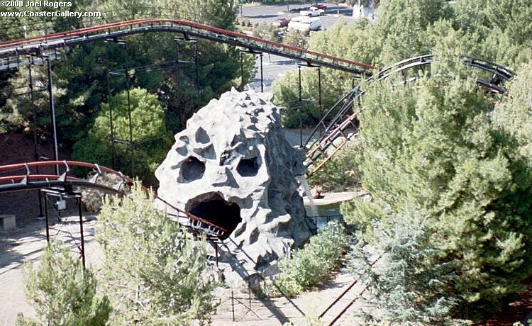 Demon roller coaster at Paramount's Great America. Formerly known as Turn as the Century