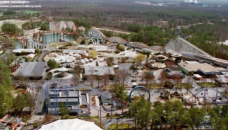 Aerial view of Paramount's Kings Dominion