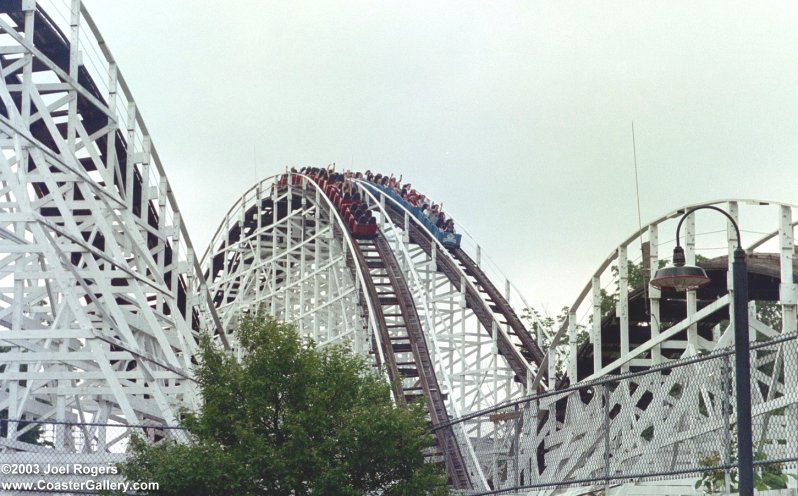 Racer roller coaster by John Allen