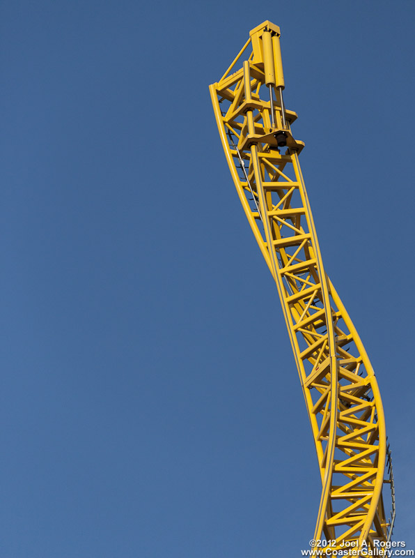 Dorney Park's Possessed twisted coaster.