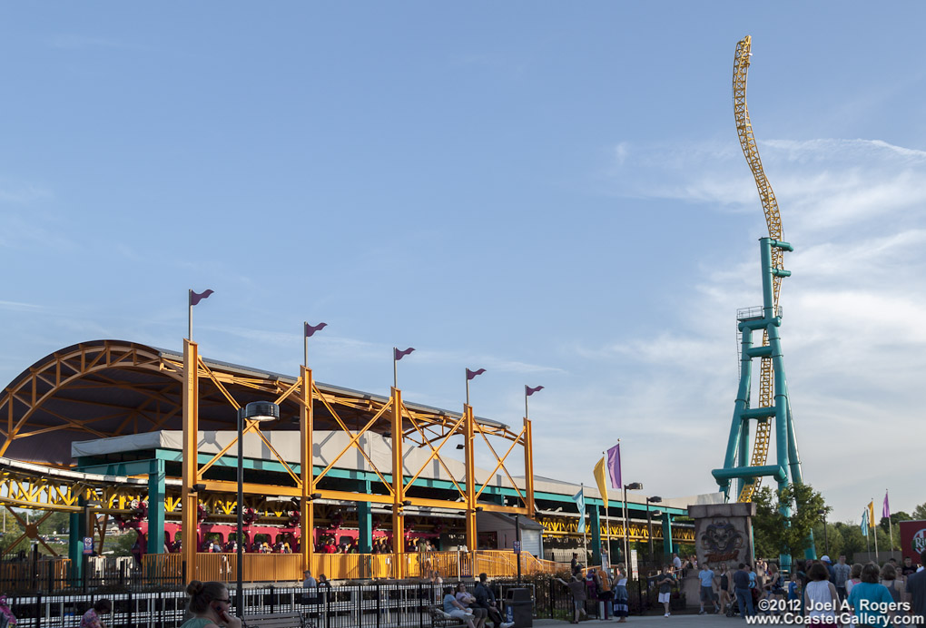 Pictures of a lauched roller coaster