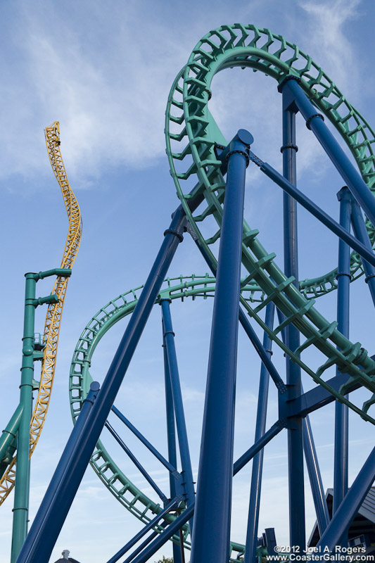 Pictures of a lauched roller coaster