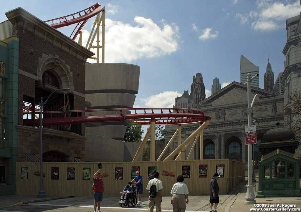 Rip Ride Rocket and New York scenery