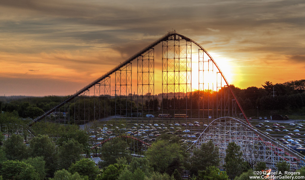 Aerial view of Dorney Park