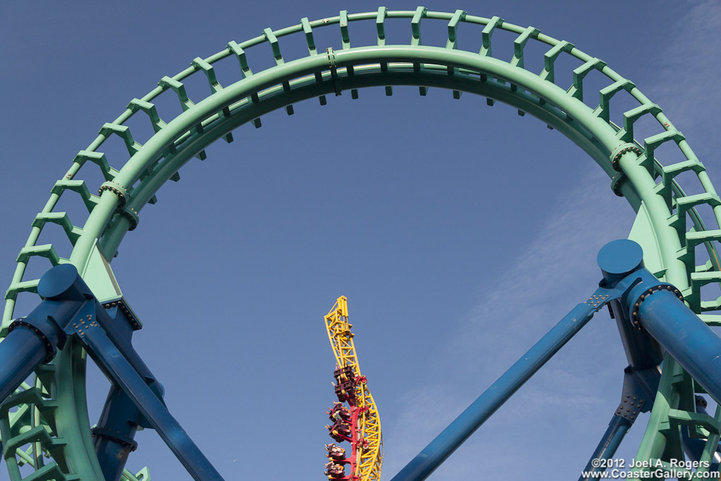 Dorney Park's latest roller coaster - Stinger.