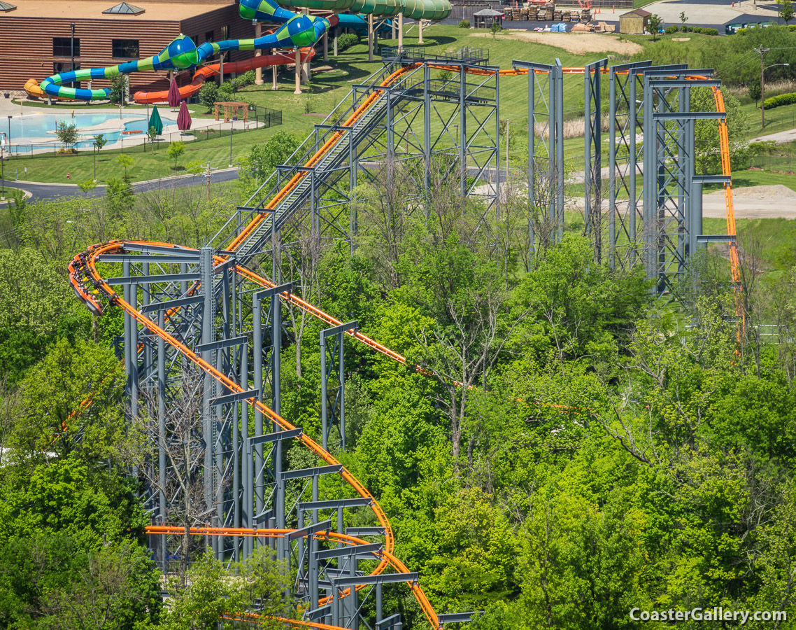 The Bat roller coaster at Kings Island