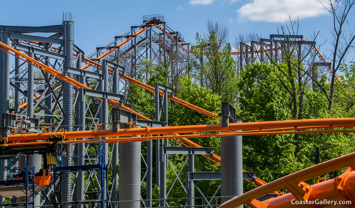 The Bat roller coaster at Kings Island