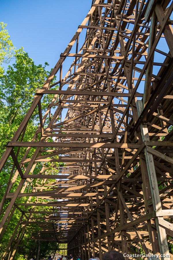 The Beast. Designed by Kings Island, Curtis Summers, Charlie Dinn, Al Collins, and Jeff Gramke