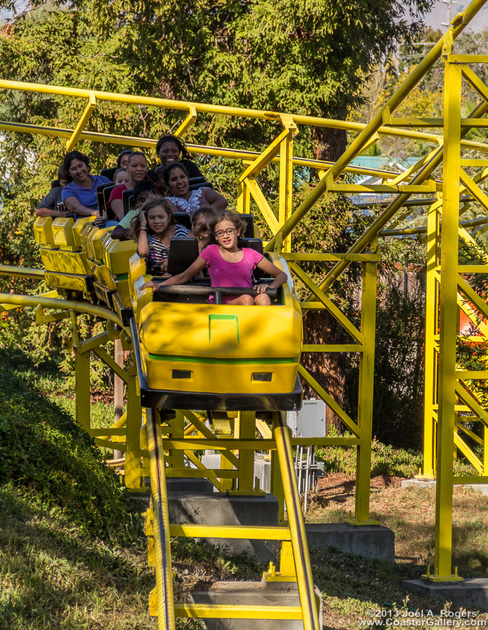 Runaway Reptar and Green Slime Mine Car at Great America