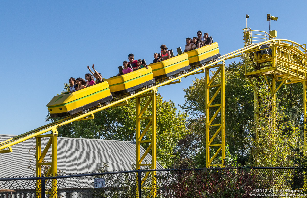 Kiddie coaster hill