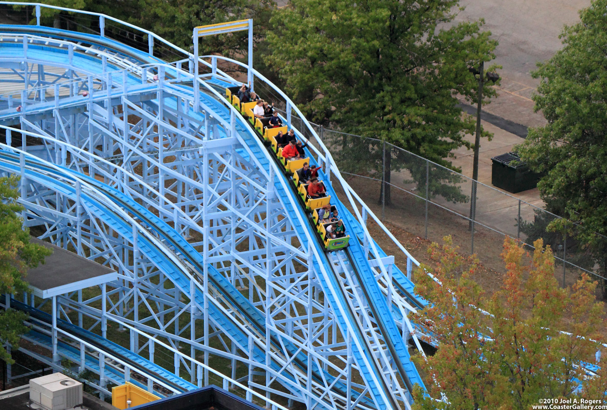 Aerial view of Kings Island