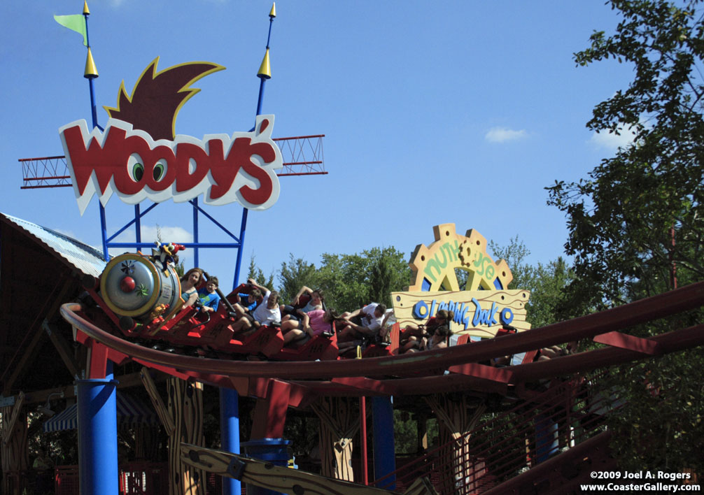 Vekoma roller skater coaster at Universal Studios in Orlando, Florida