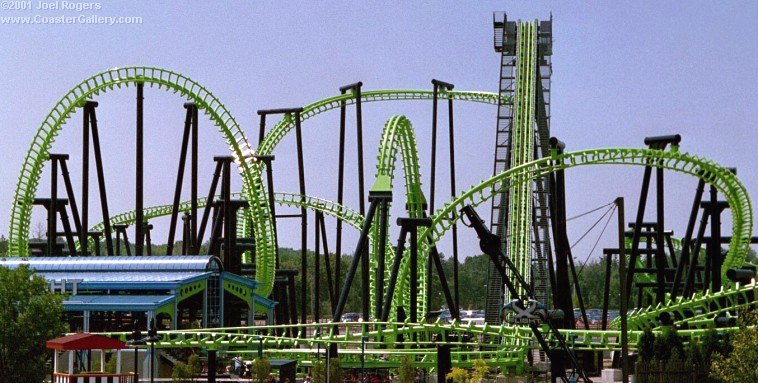 X-Flight at the park formerly known as Six Flags Ohio