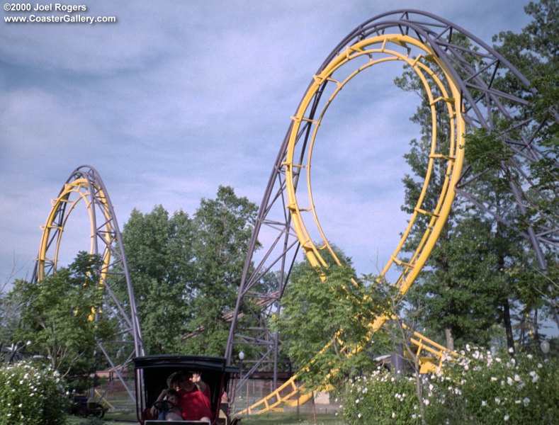 Double Loop roller coaster built by Arrow