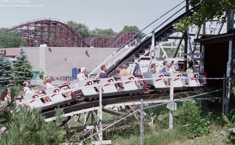 Jack Rabbit roller coaster in Pittsburgh