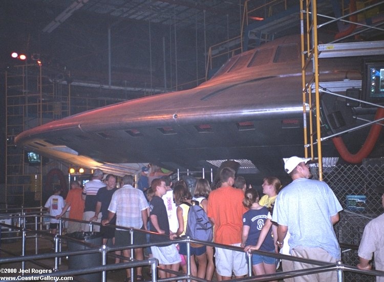 The Outer Limits:  Flight of Fear roller coaster