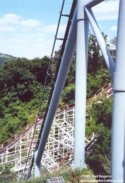 The world's longest roller coaster drop