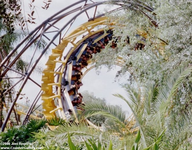 Python roller coaster at Bush Gardens Africa