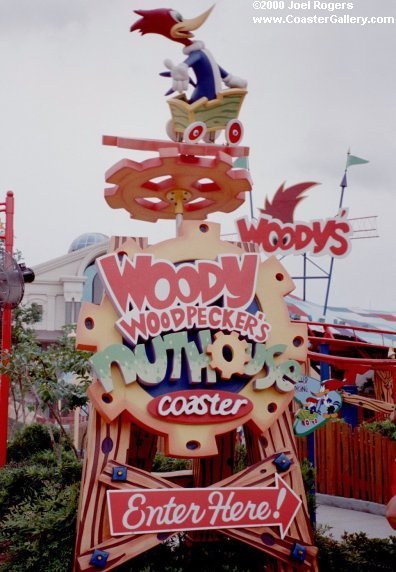 Woody Woodpecker's Nuthouse Coaster