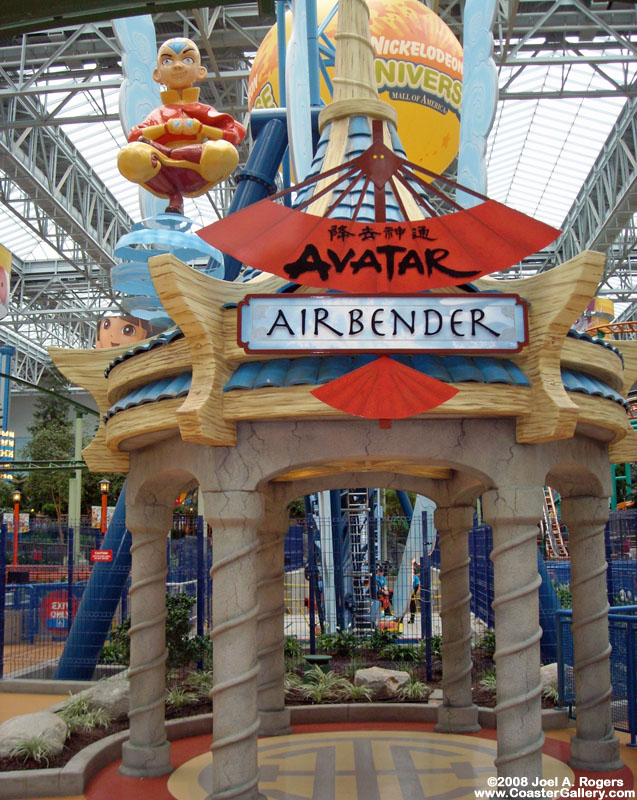Avatar Airbender at Nickelodeon Universe