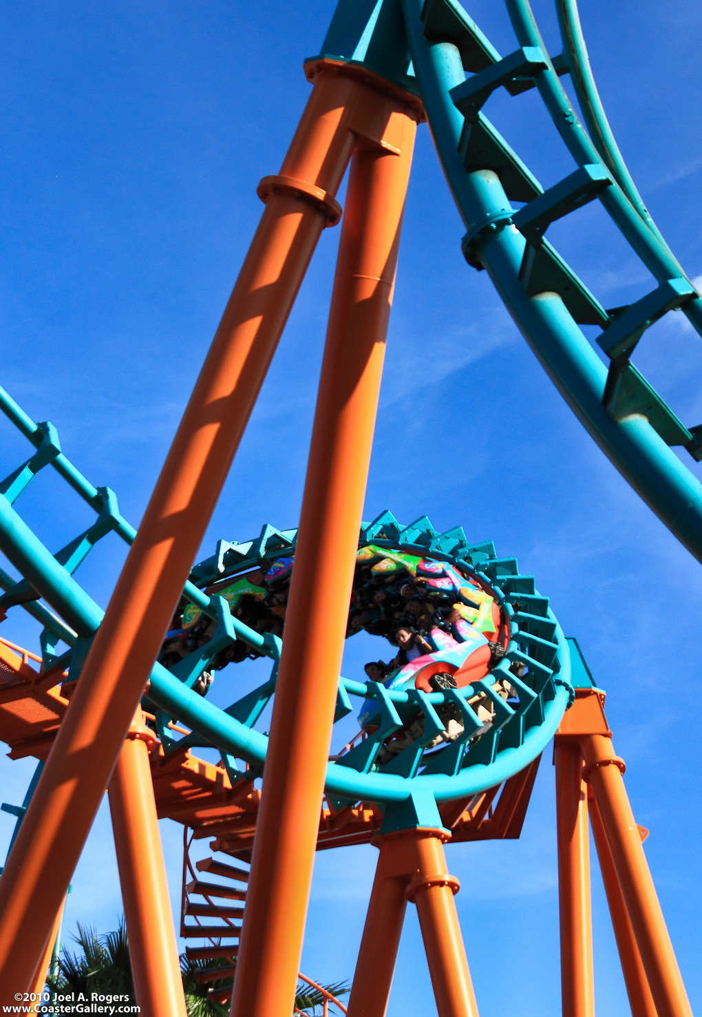 Stock photography of a roller coaster