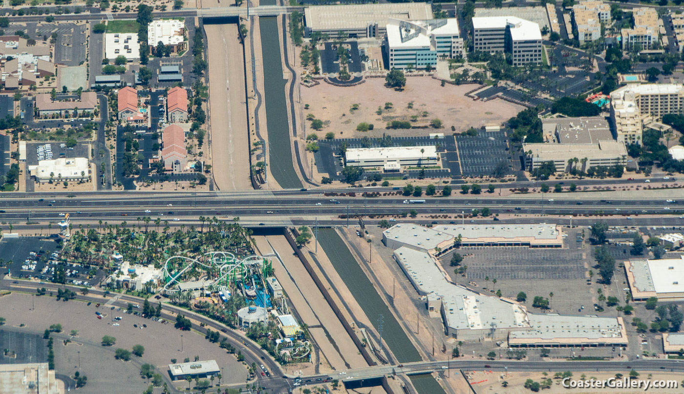 Aerial view Phoenix, AZ