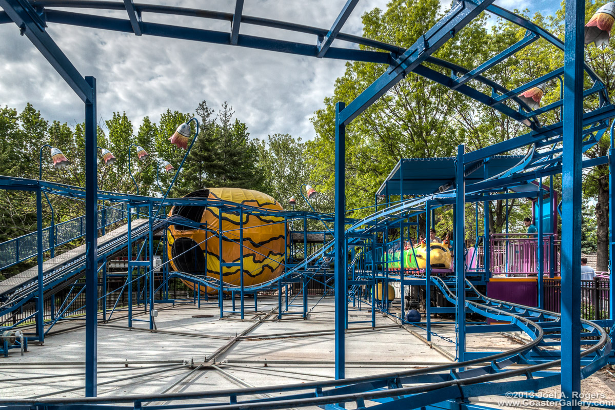 Roller coaster built by Preson & Barbiere.