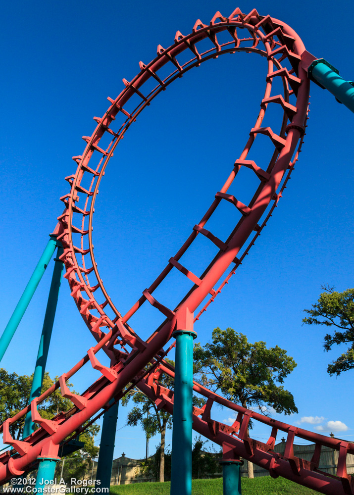Vekoma Boomerang roller coaster at Six Flags Over Texas