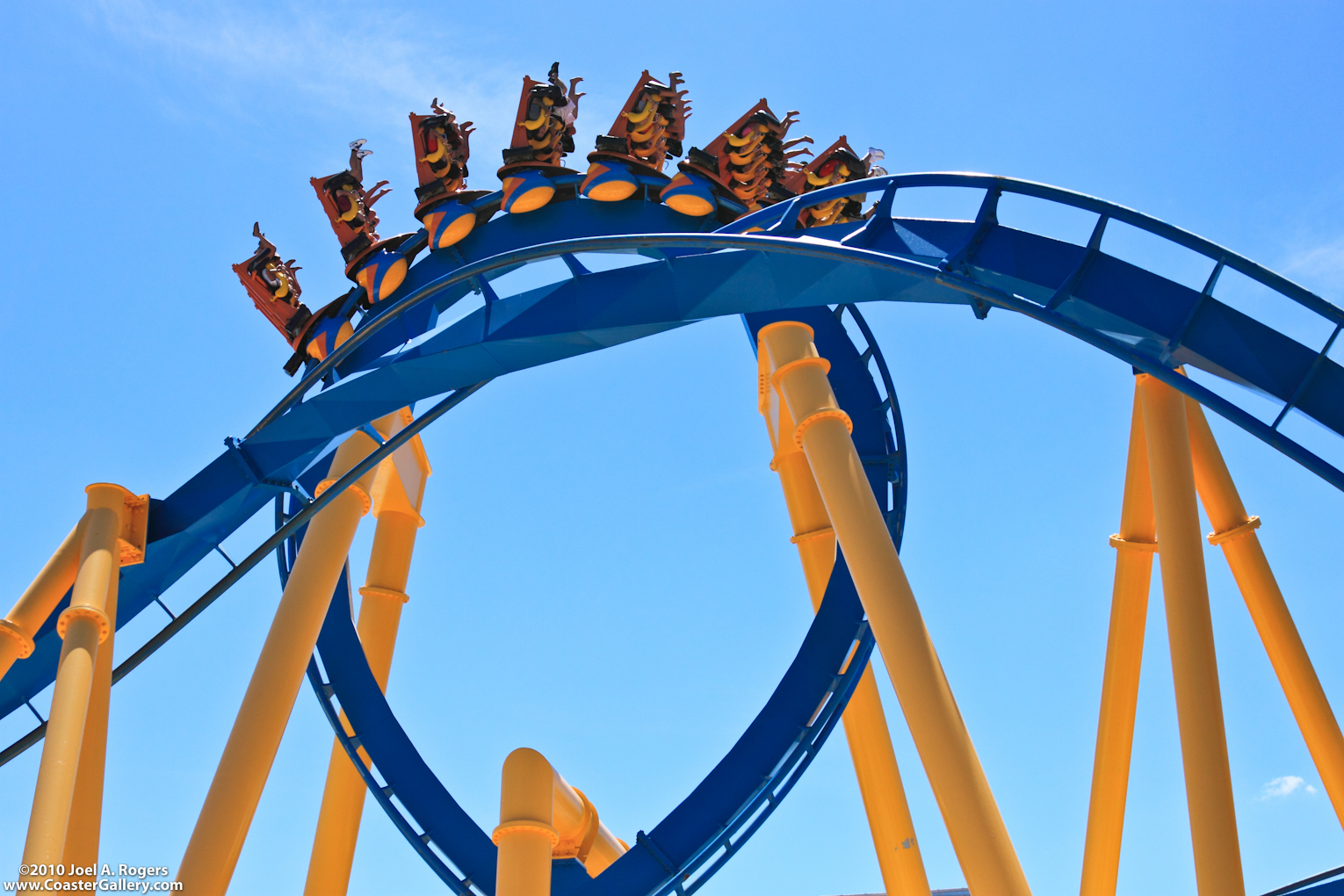 Gambit at Thrill Valley. Batman: The Ride at Six Flags New Orleans. Goliath at Six Flags Fiesta Texas.