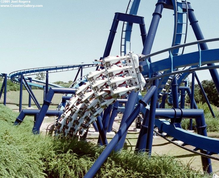 Inverted coaster built by Bolliger and Mabillard