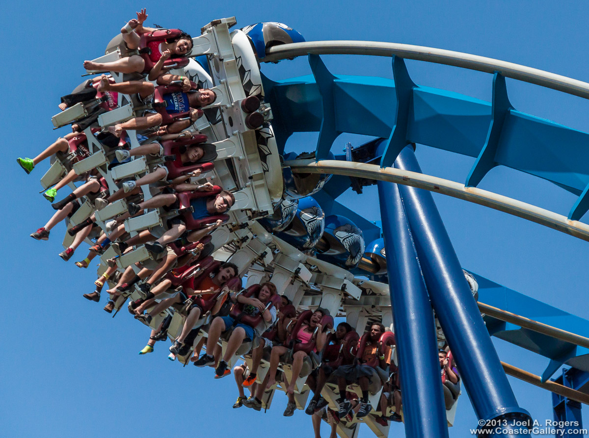 Inverted coaster trains