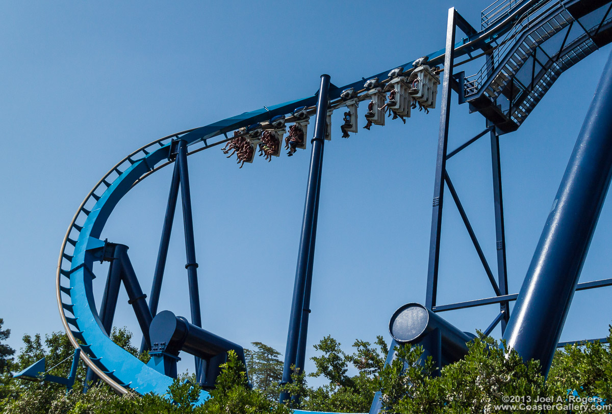 Inverted coaster built by B and M