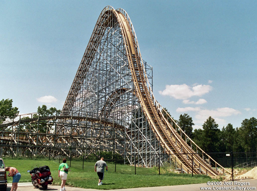 Zeus and Pegaus at the former Big Chief's Carts and Coasters