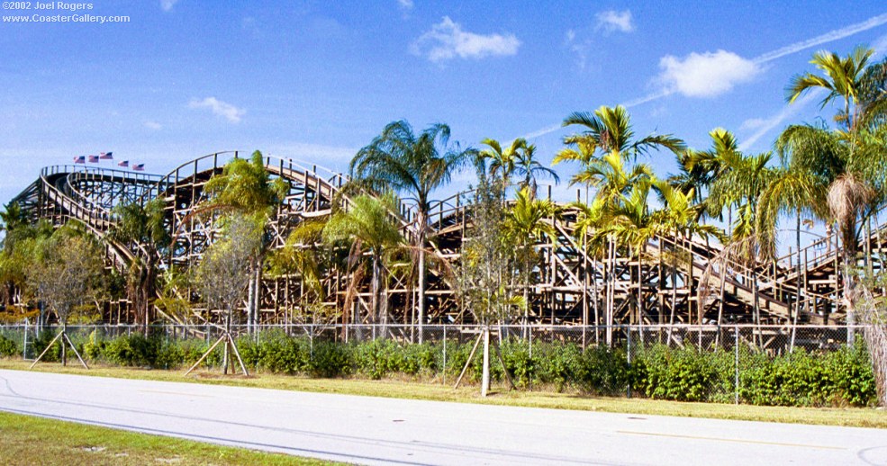 Roller coasters and palm trees