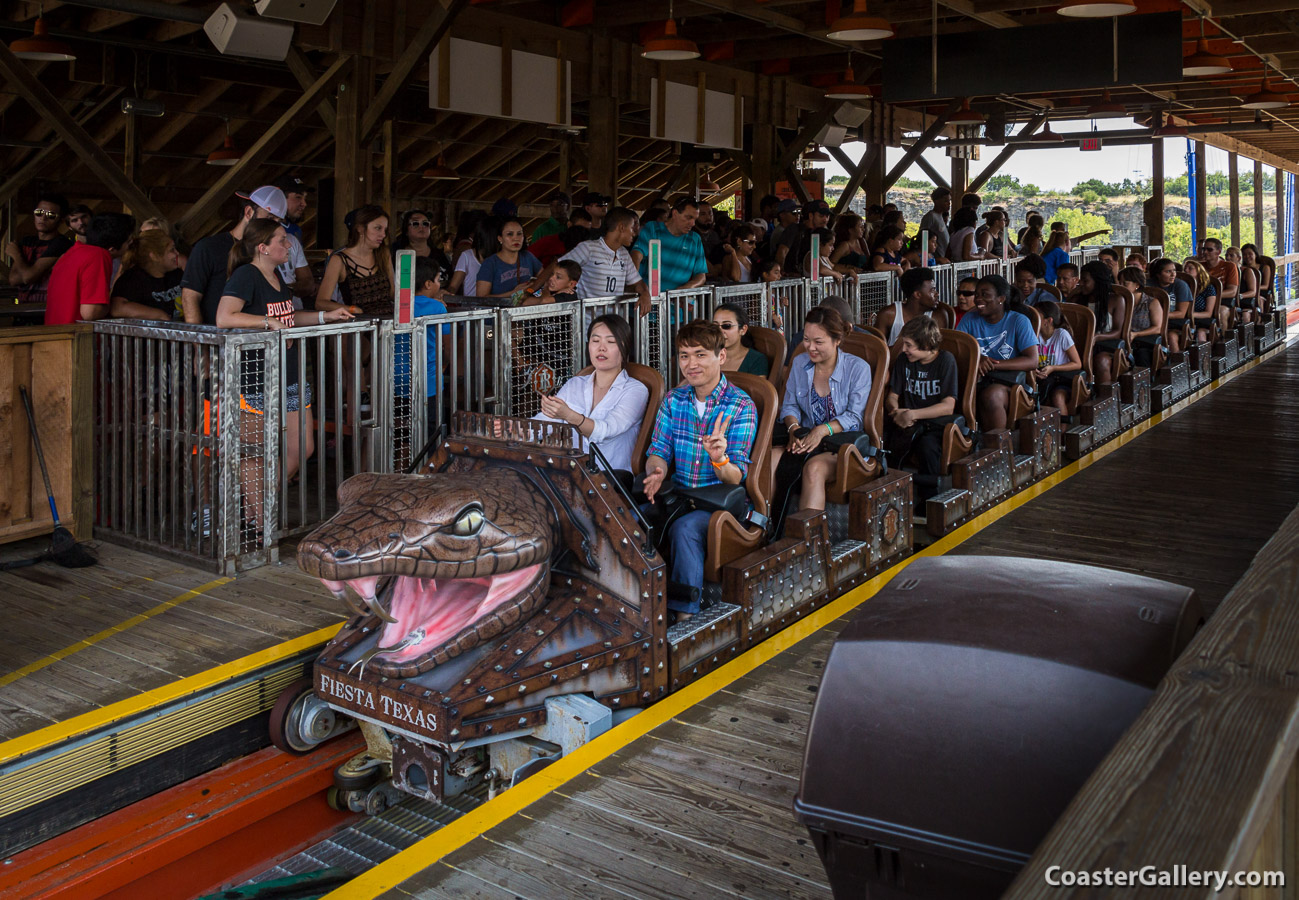 New Texas Giant fatal accident. Roller Coaster train and safety restraint sytems on the Iron Rattler at Six Flags.