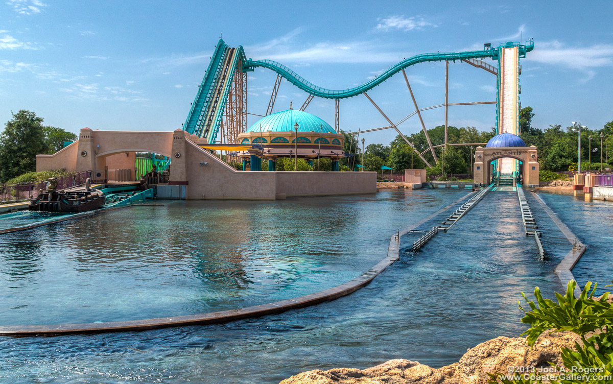 Journey to Atlantis water coaster