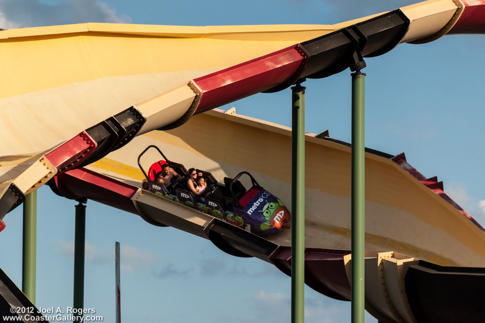 Six Flags Texas - bobsled roller coaster