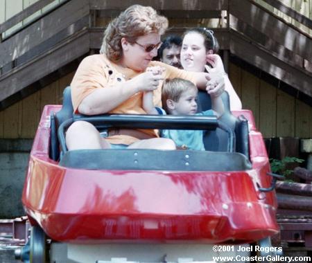 Little coaster at Six Flags