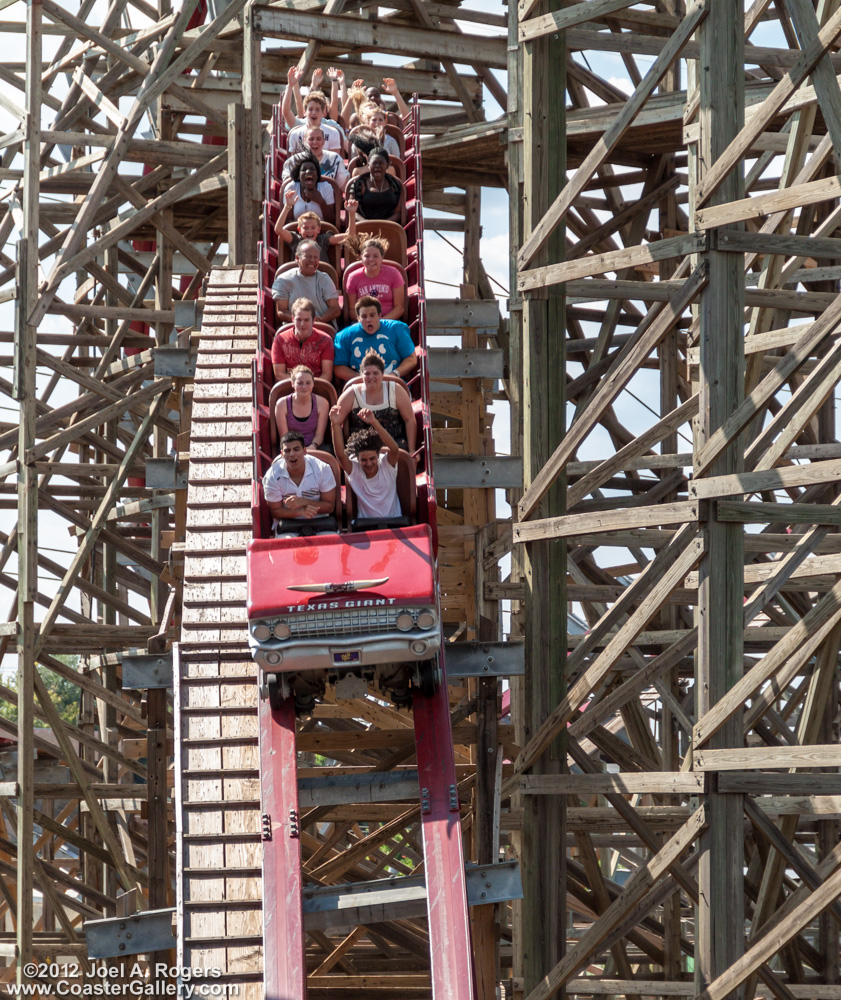 Airtime on a new roller coaster