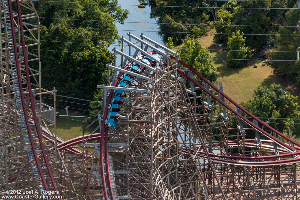 Looking down on The New Texas Giant